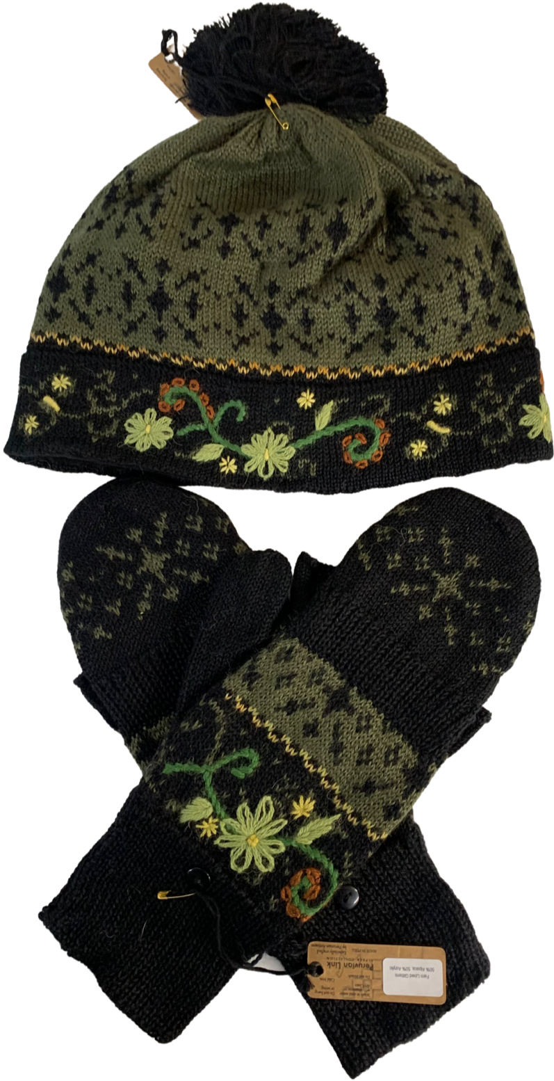 Fern Alpaca Glittens
