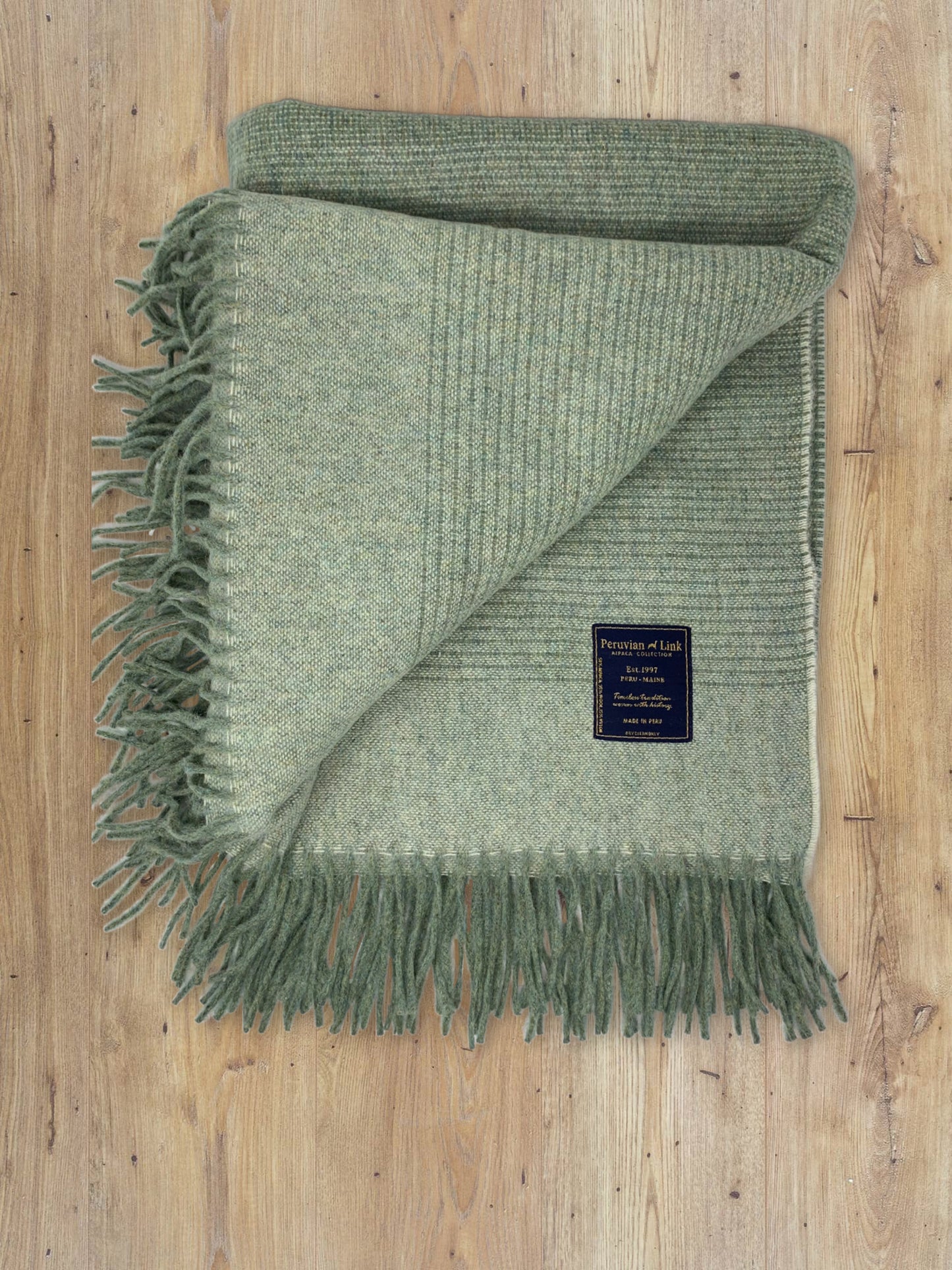 Ombre Alpaca Throw