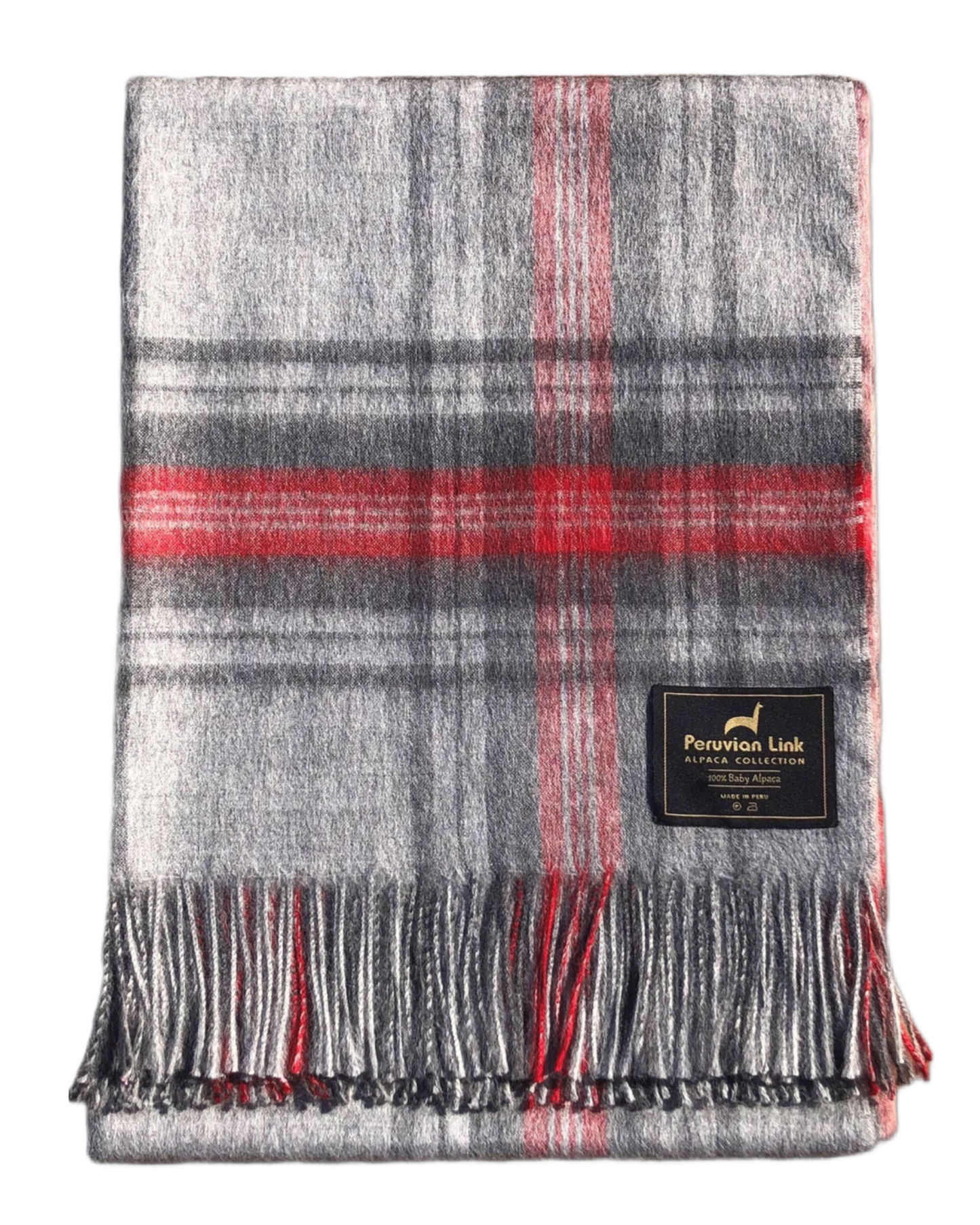 Tartan Plaid Throw - Heather