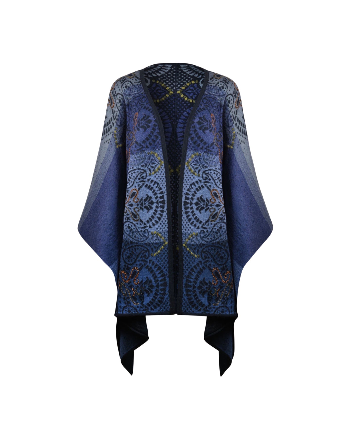 Paisley Reversible Ruana