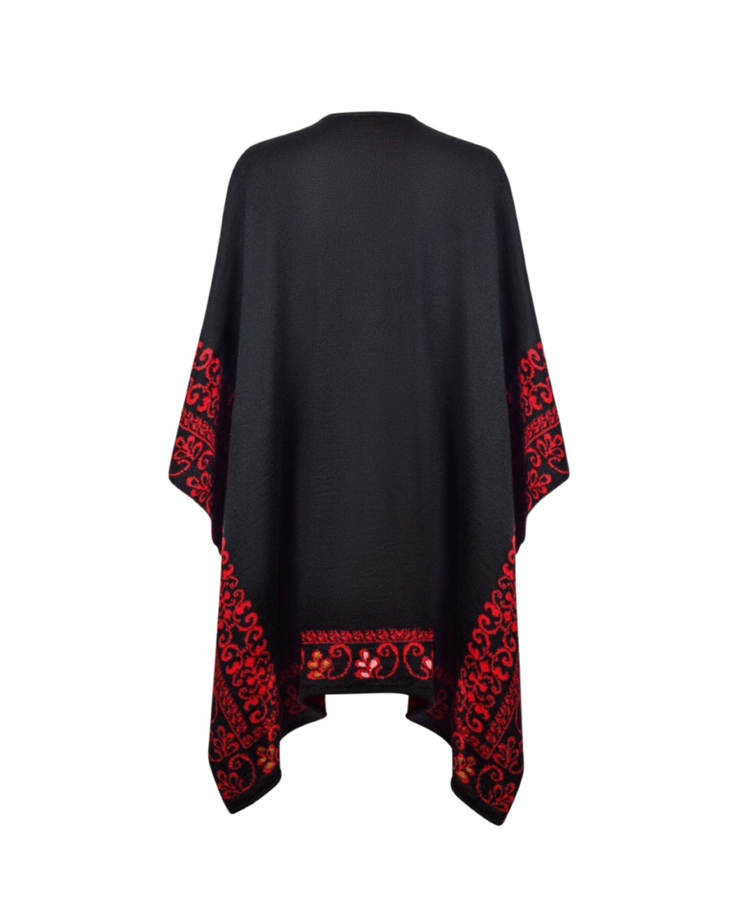 Carmine Reversible Ruana