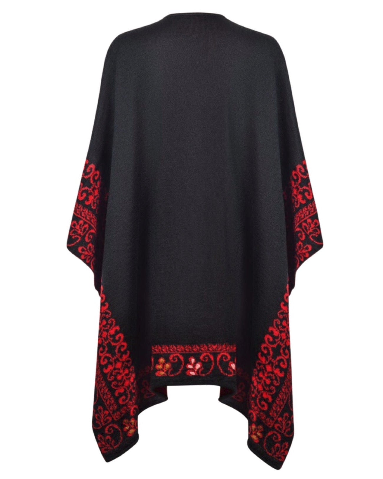 Carmine Reversible Ruana