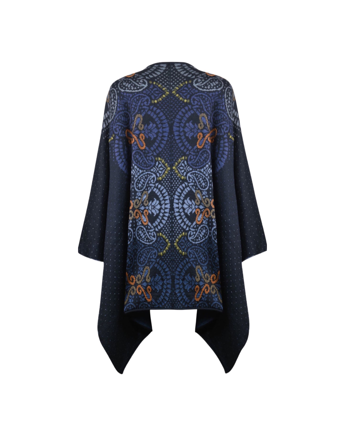 Paisley Reversible Ruana