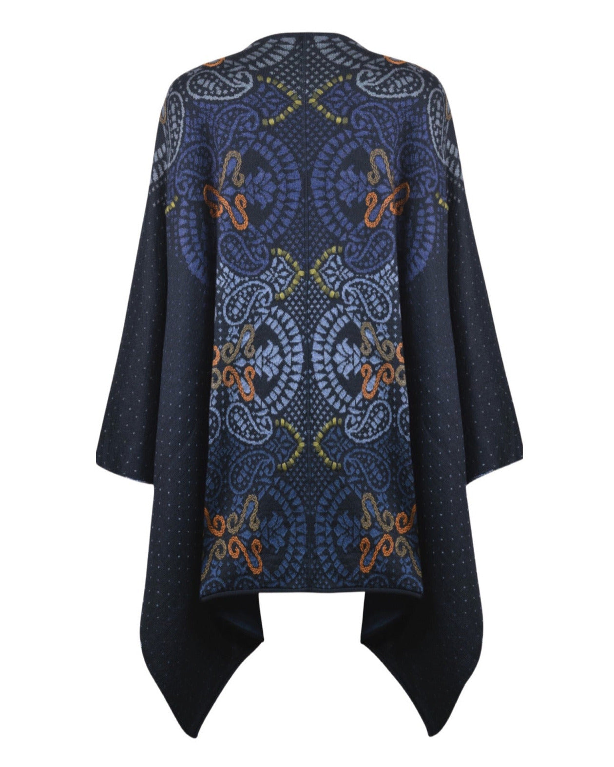 Paisley Reversible Ruana
