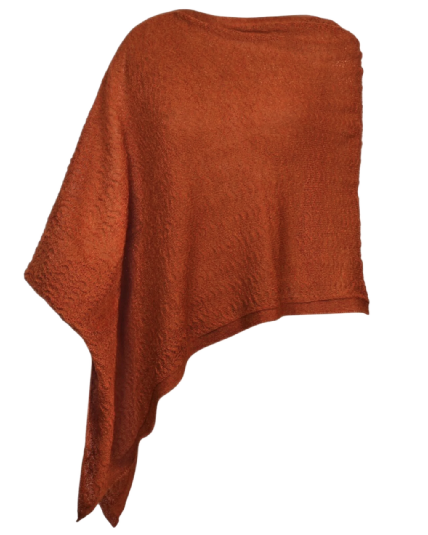 Baby Alpaca Capelet Burnt Orange