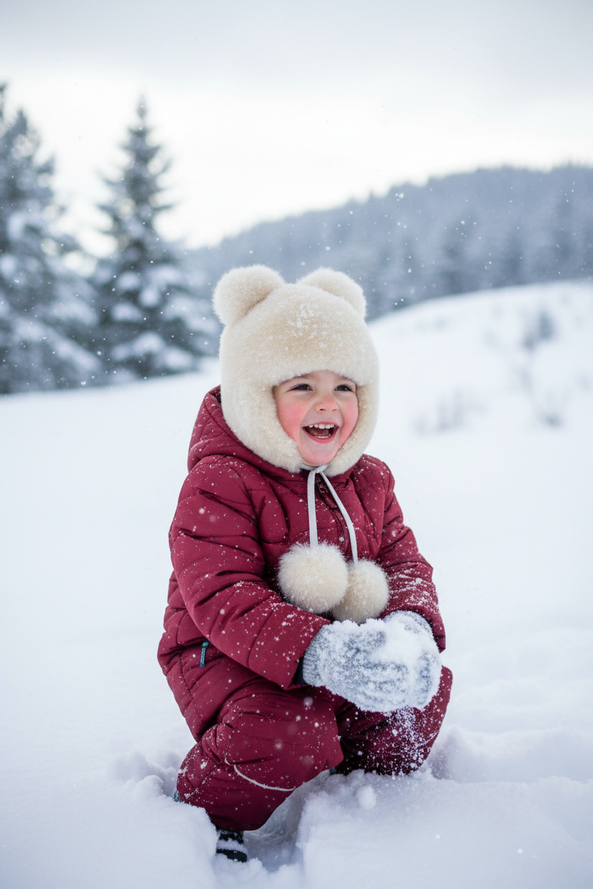 Teddy Bear Kids Hat