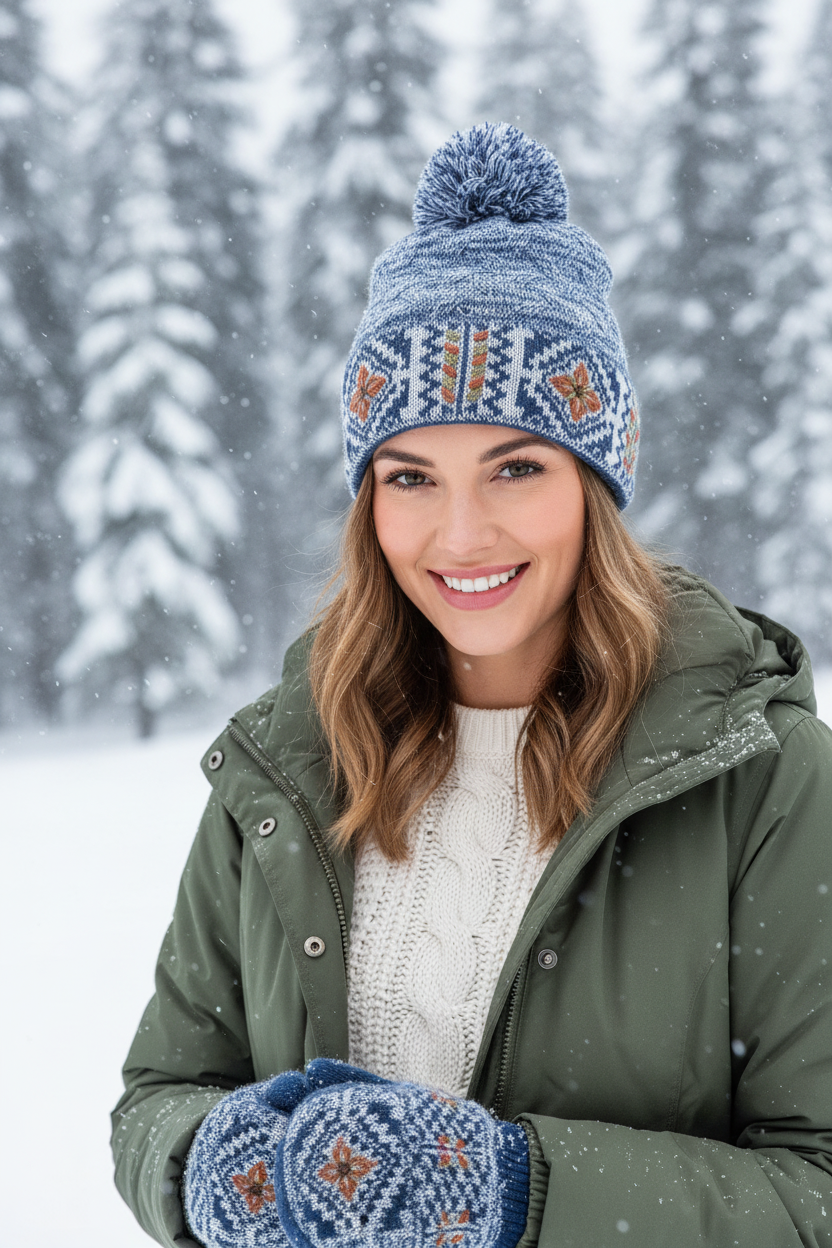 Frosty Mosaic Hat