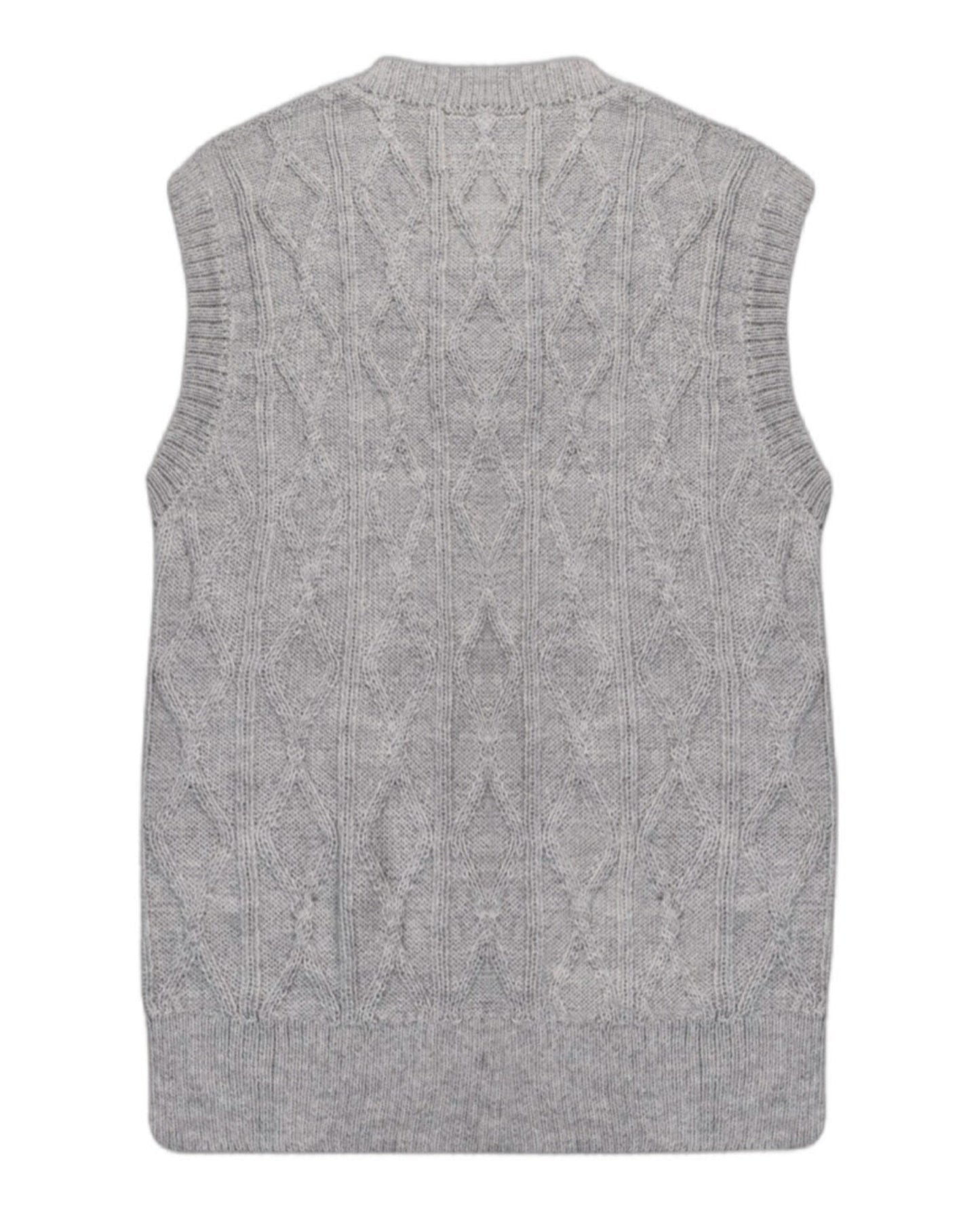 Cable V-Neck Vest