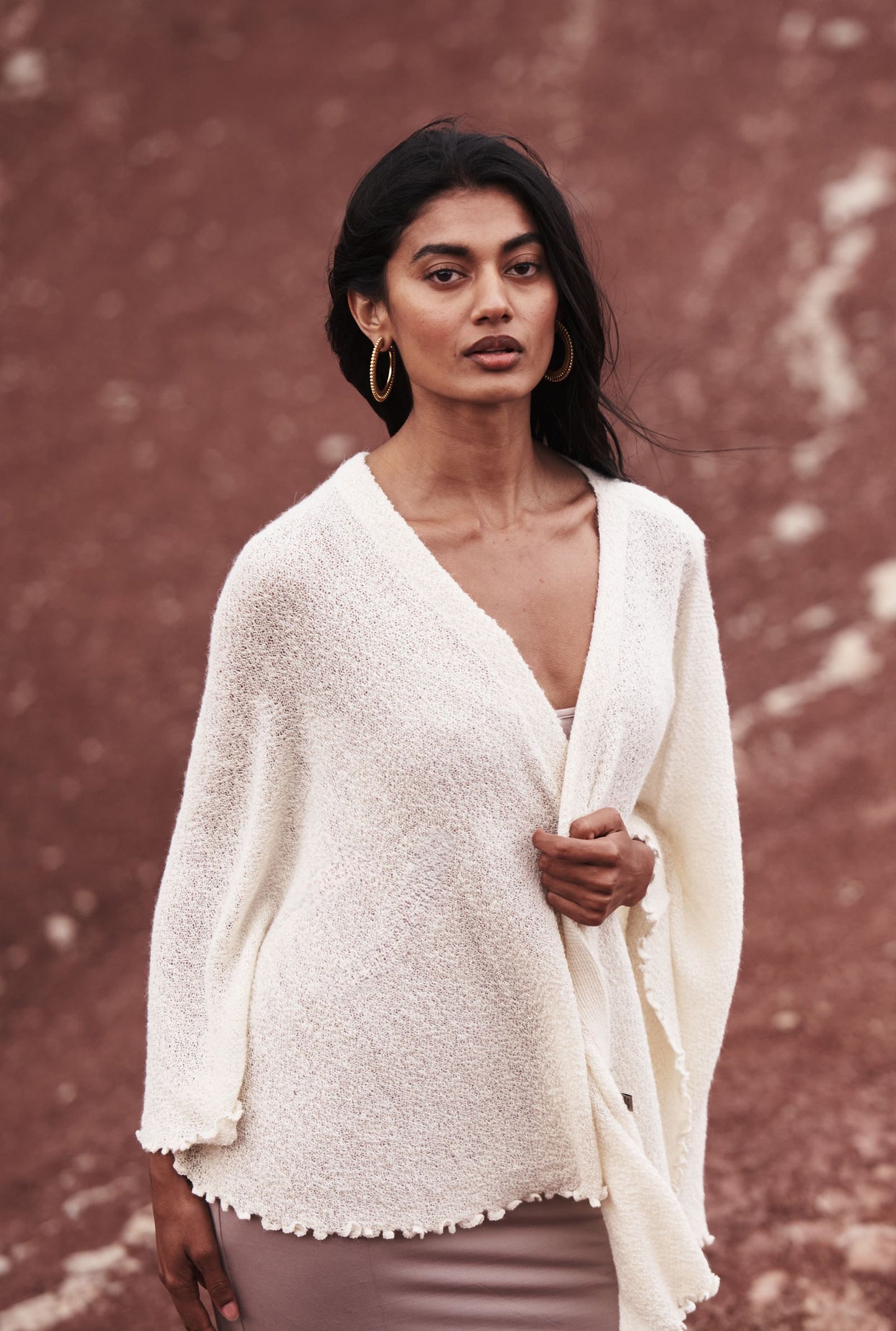 Ruffle Cape