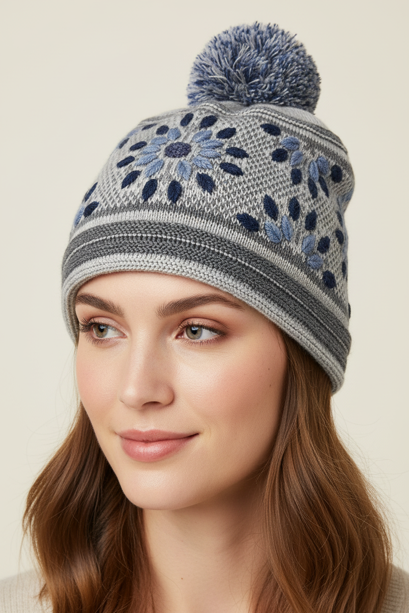 Snow Leopard Hat
