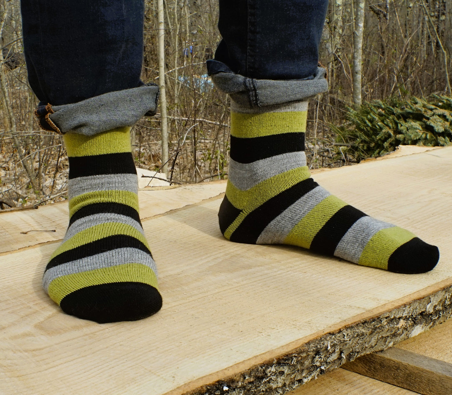Tri-Color Sock