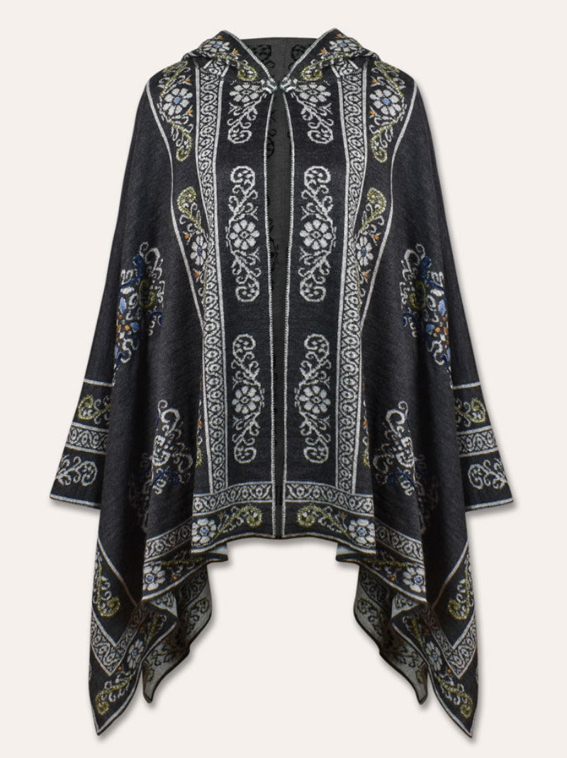Treasure Hooded Cape