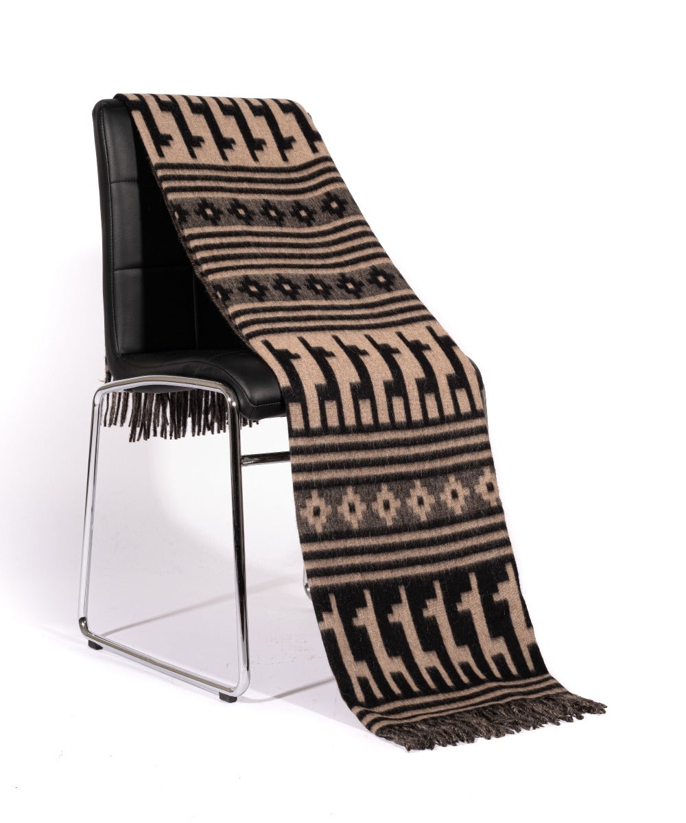 Alpaca Motif Throw