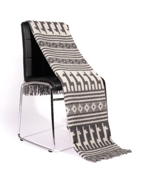 Alpaca Motif Throw