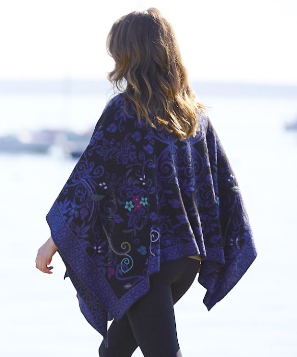 Floral Fusion Ruana