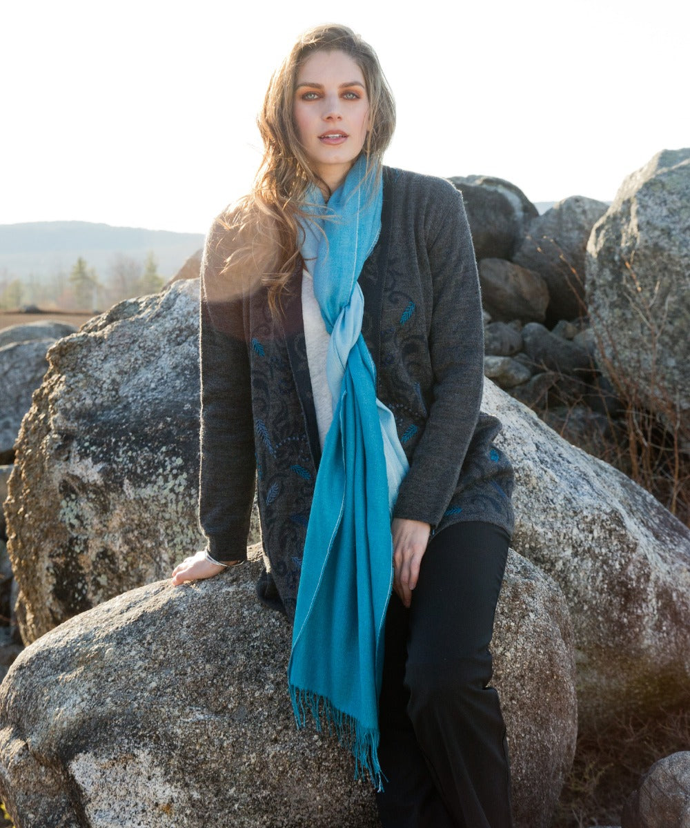 Ombre Alpaca Pashmina