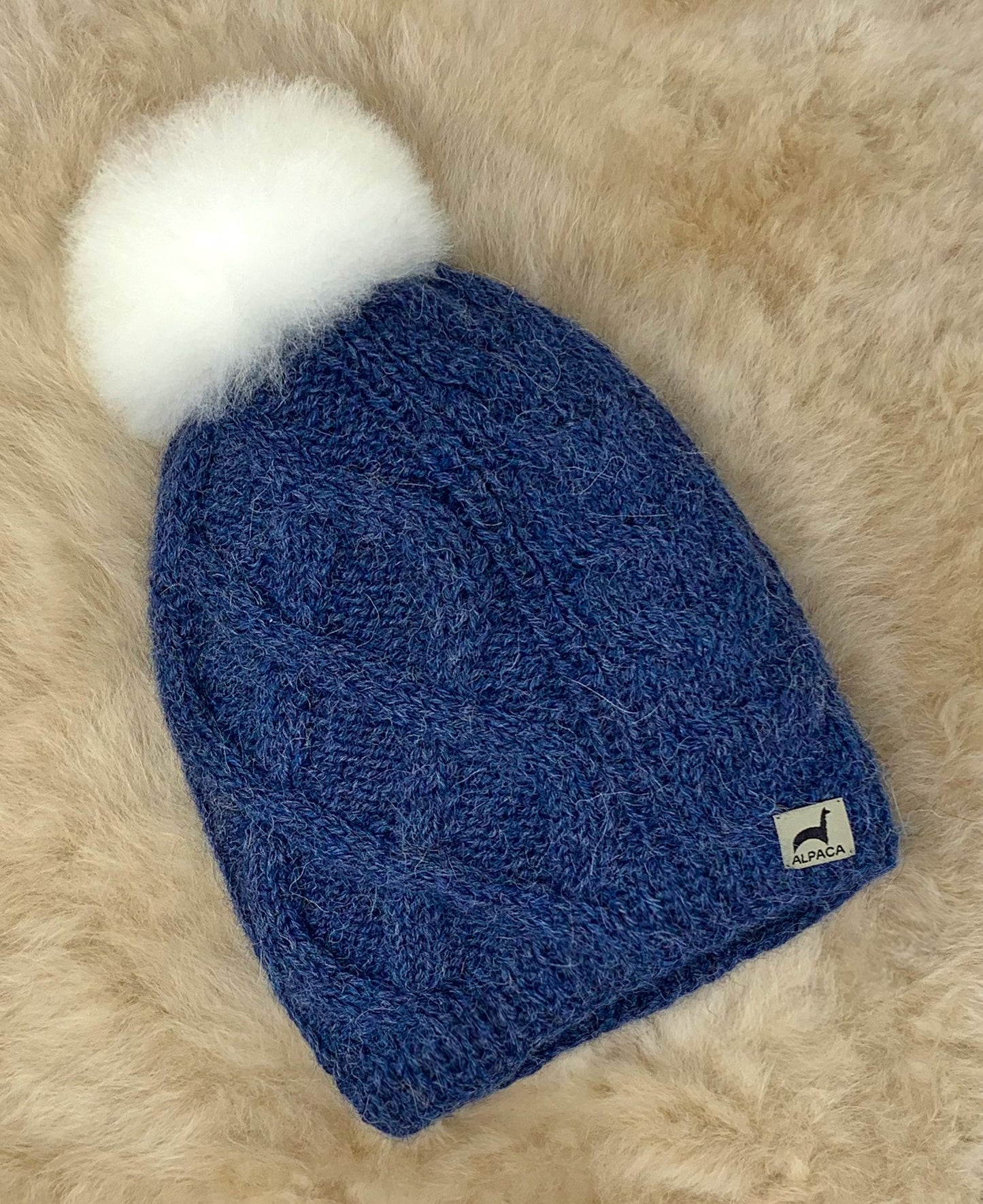 Pom Cable Hat