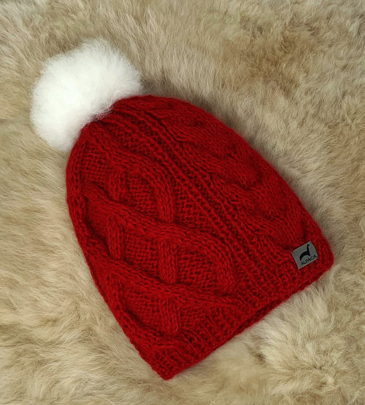 Pom Cable Hat