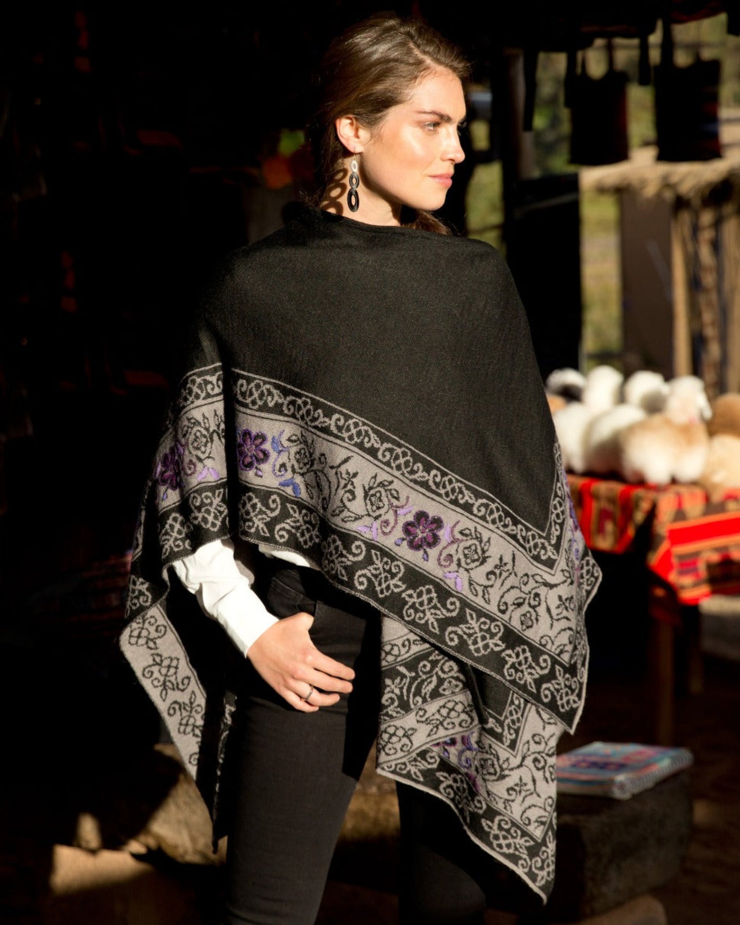 Violetta Reversible Ruana