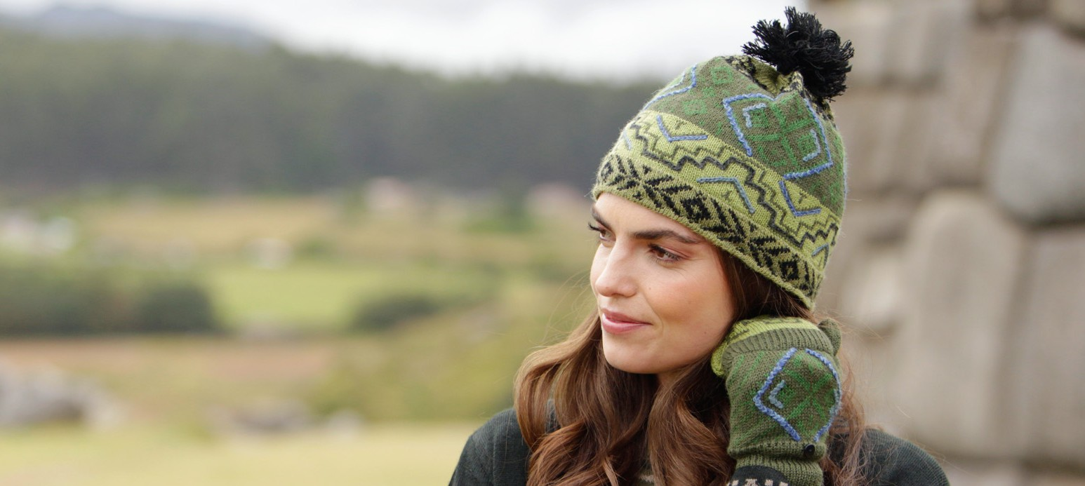 Snow Leopard Alpaca Hat