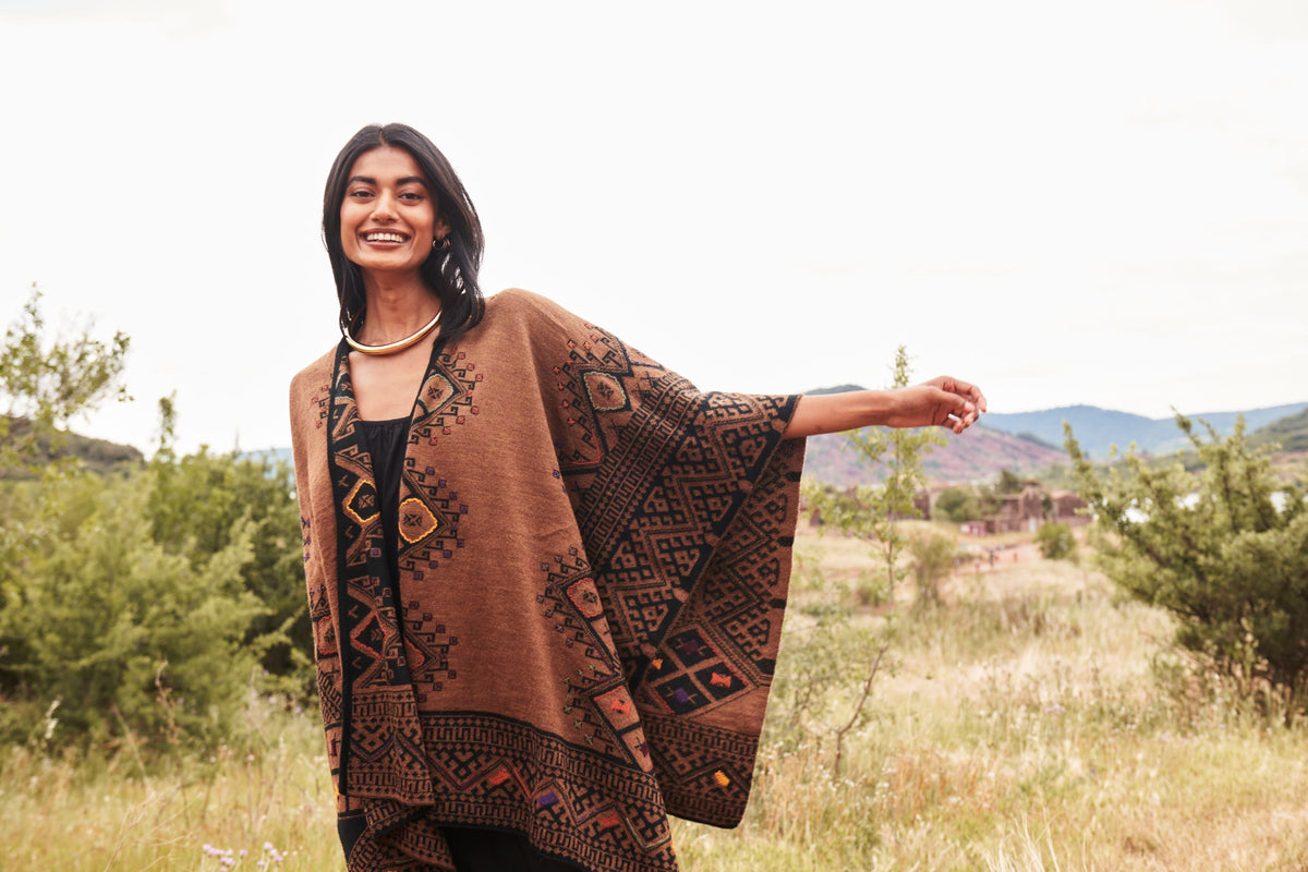 Wholesale Alpaca Capes, Ruanas, and Shawls