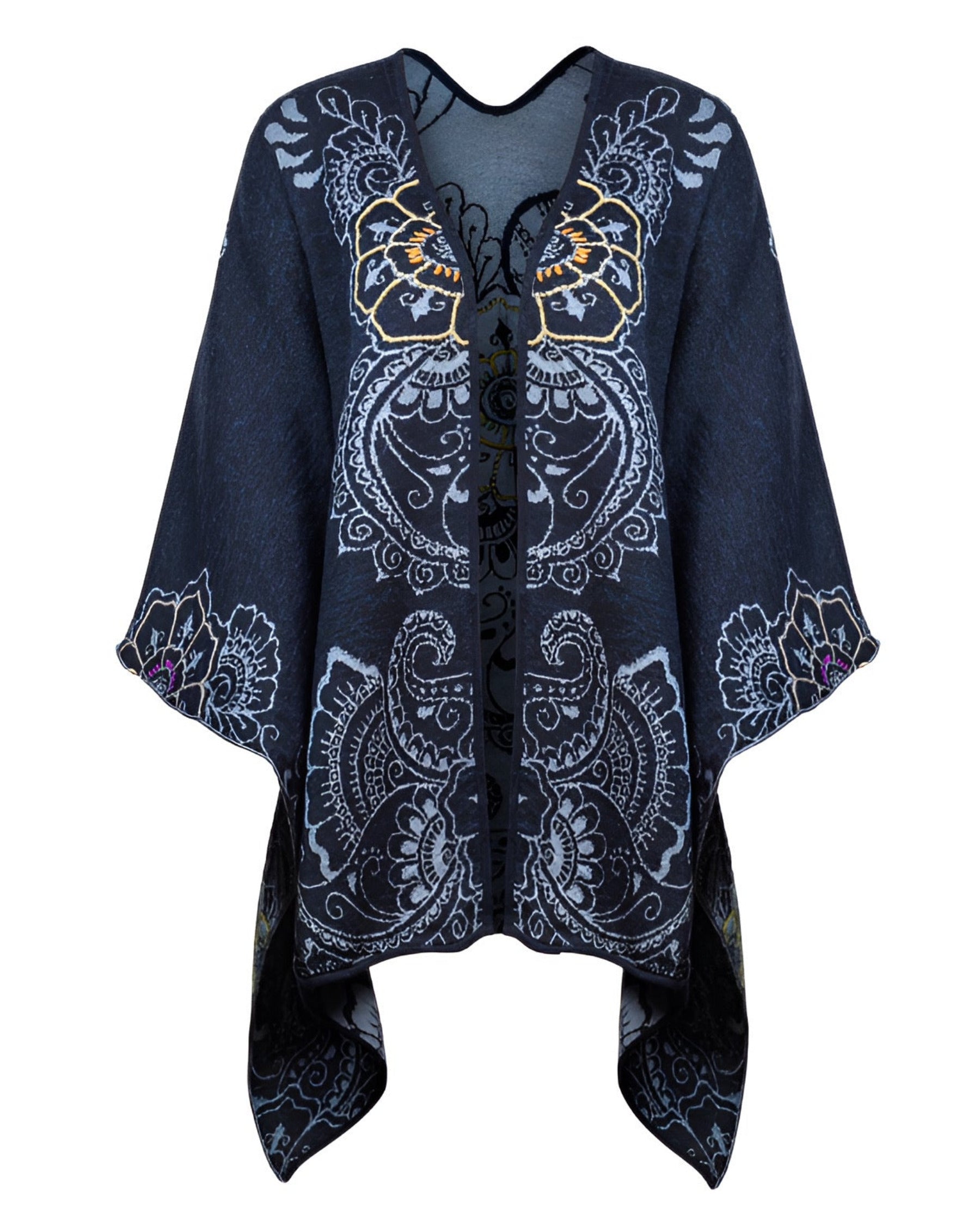 Ibiza Reversible Ruana