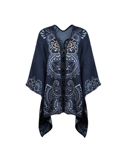 Ibiza Reversible Ruana