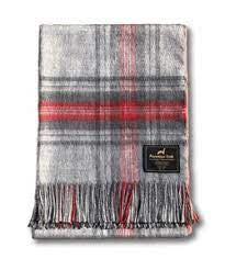 Tartan Plaid 100% Baby Alpaca Throw