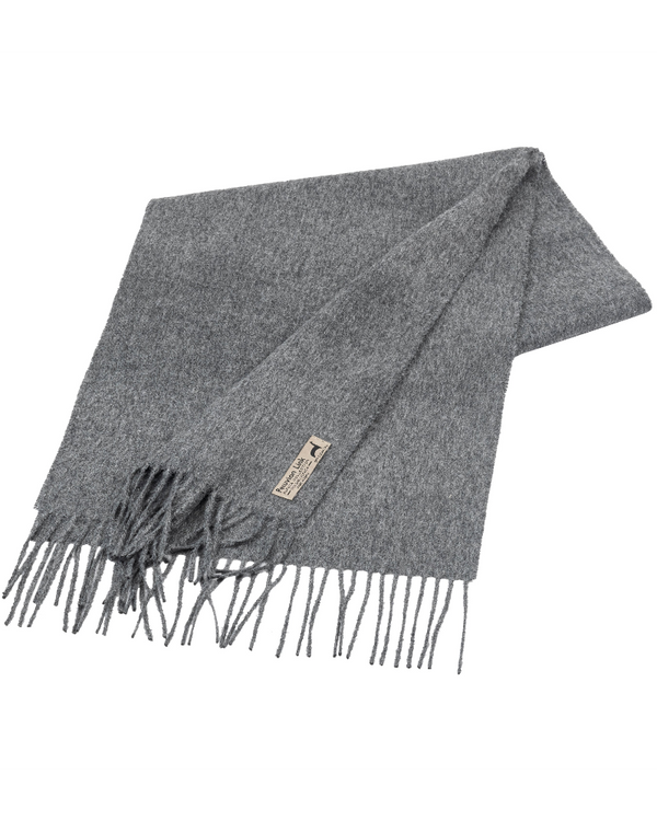 Baby Alpaca Scarf — Charcoal — charcoal baby alpaca by Peruvian Link