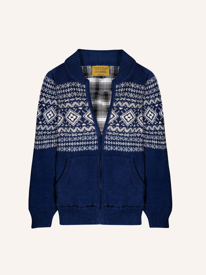 Plaid Lined Sweater