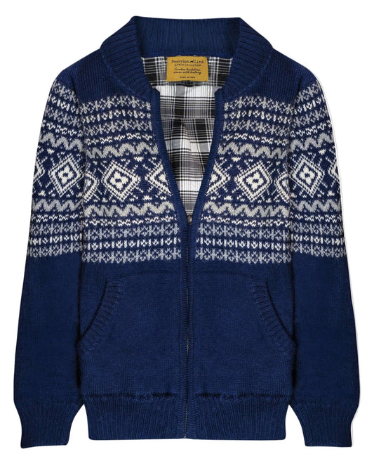 Plaid Lined Sweater