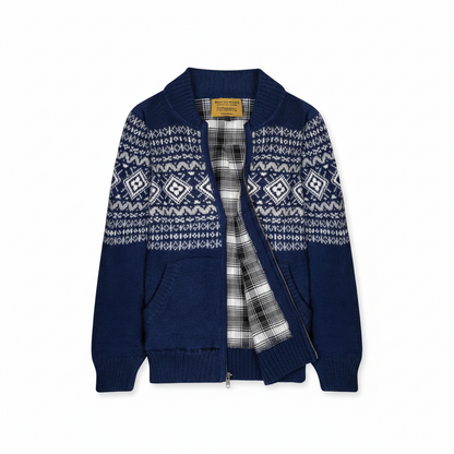 Plaid Lined Sweater