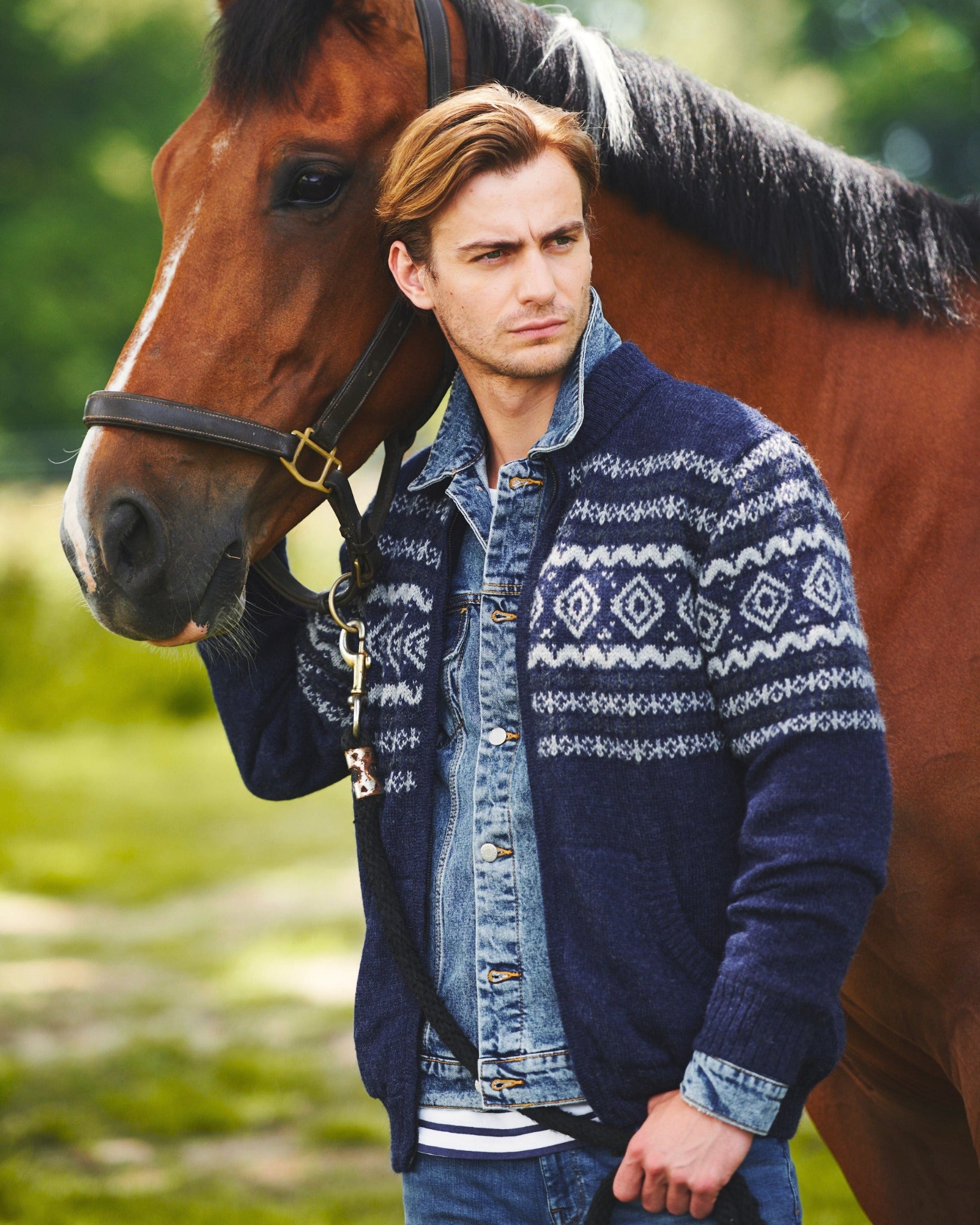 Plaid Lined Sweater