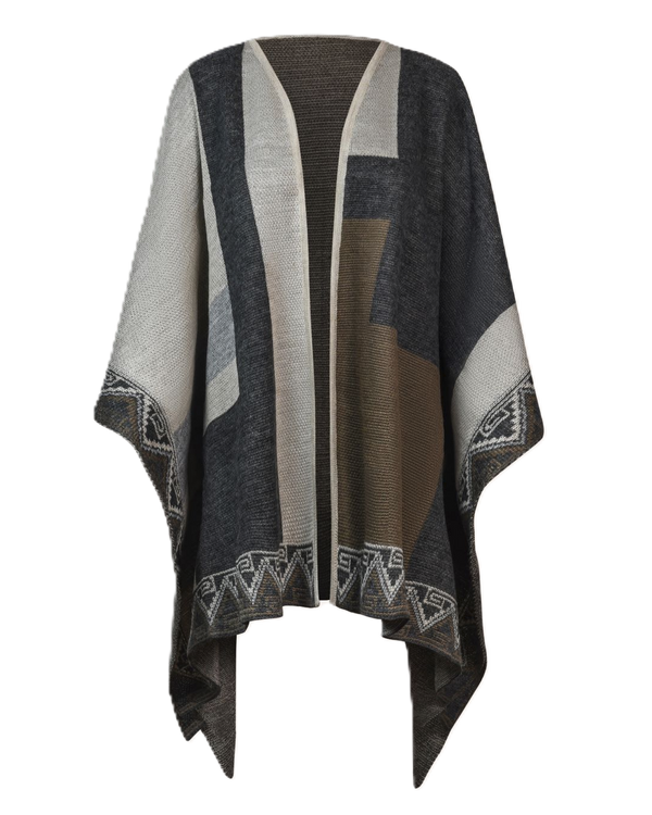 Valley Vista Alpaca Ruana — único alpaca by Peruvian Link