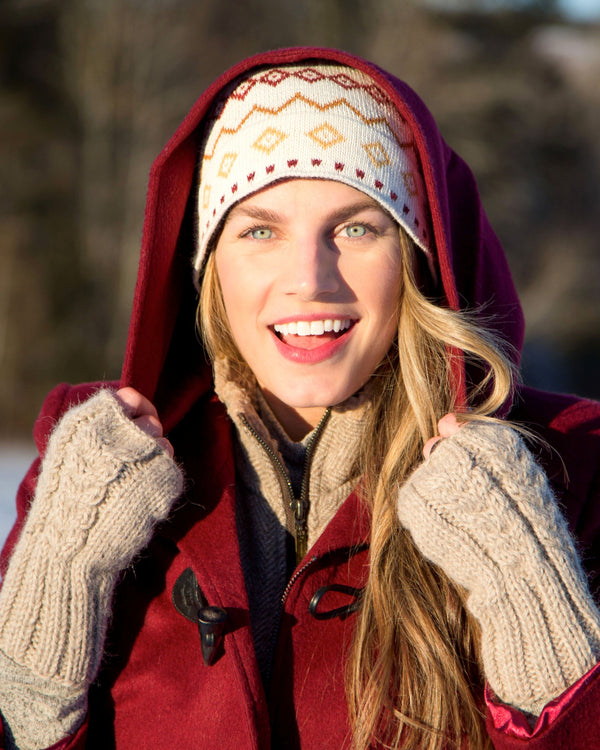 Hooded Toggle — Burg — burg baby alpaca by Peruvian Link