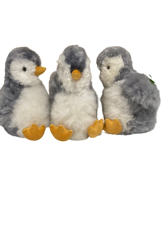 Small Grey Baby Penguin