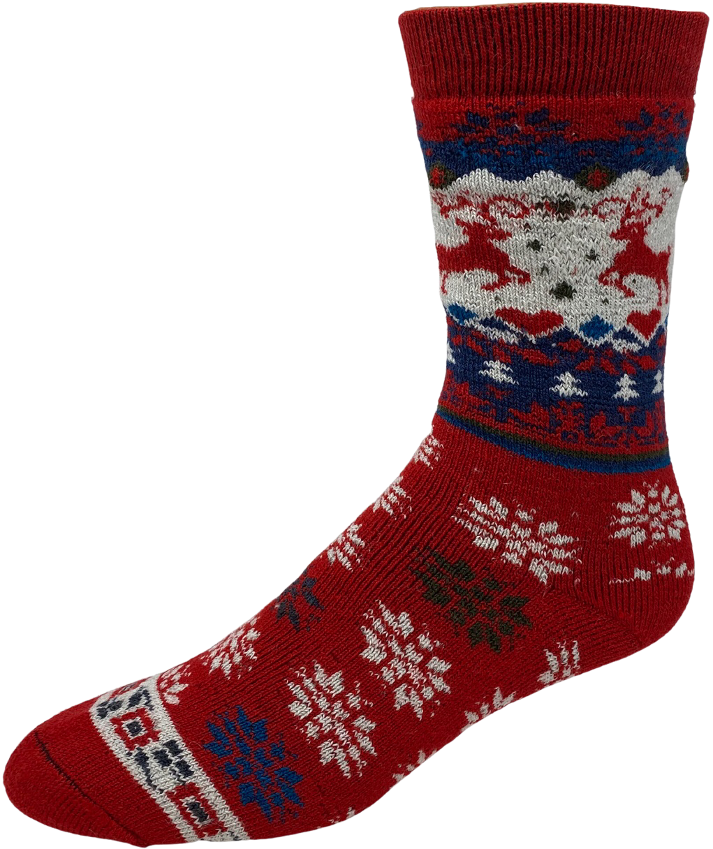 Reindeer Christmas Socks