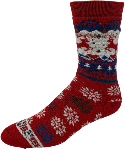 Reindeer Christmas Socks