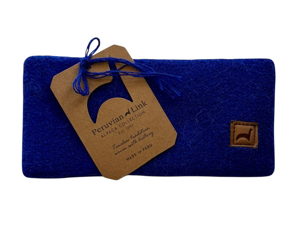 Alpaca Headband — Electric Blue — electric blue baby alpaca by Peruvian Link