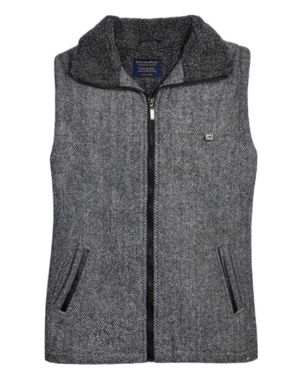 Clairmont Vest — Granite — granite alpaca by Peruvian Link