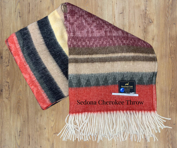 Cherokee Throw — Sedona — sedona alpaca by Peruvian Link