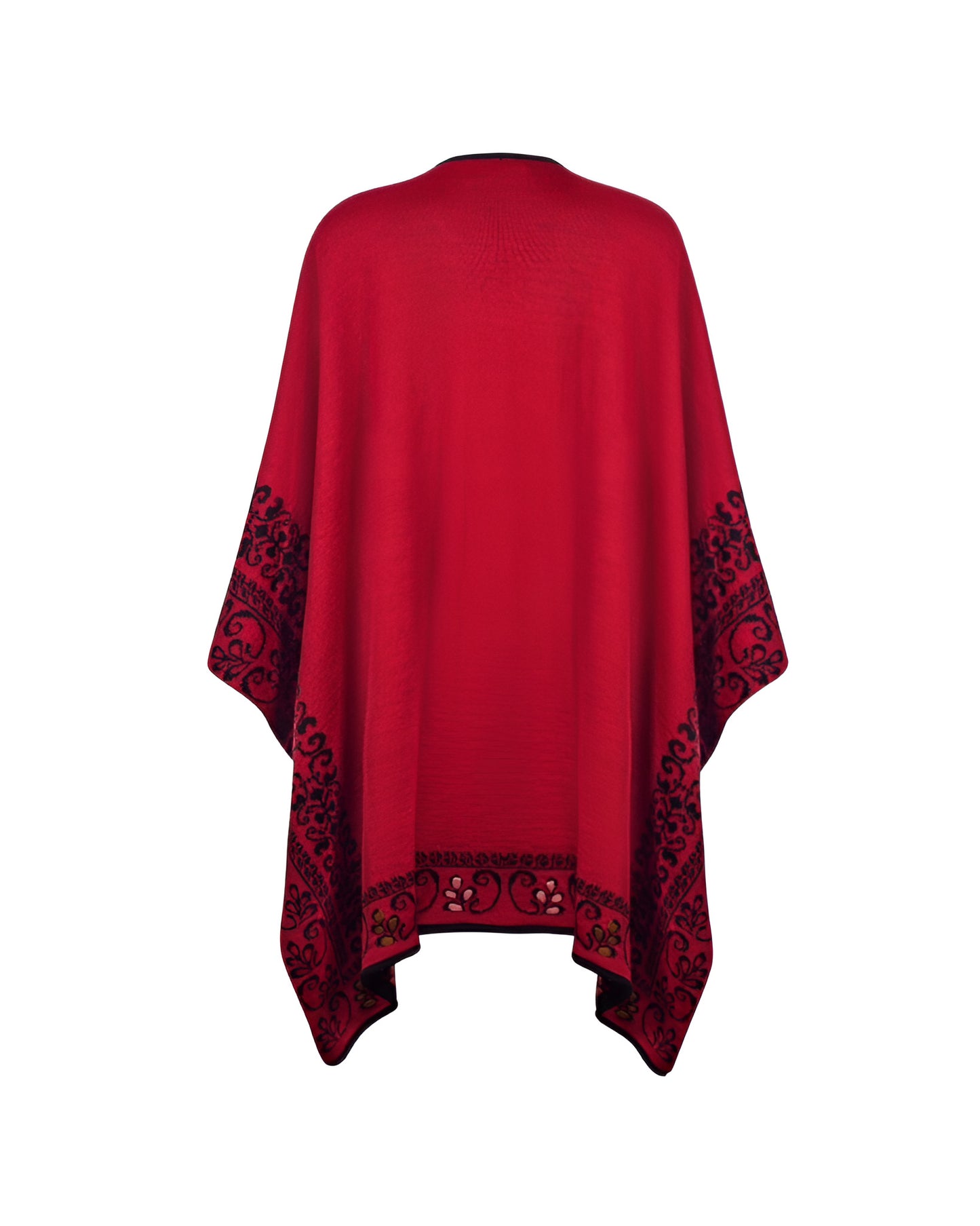 Carmine Reversible Ruana
