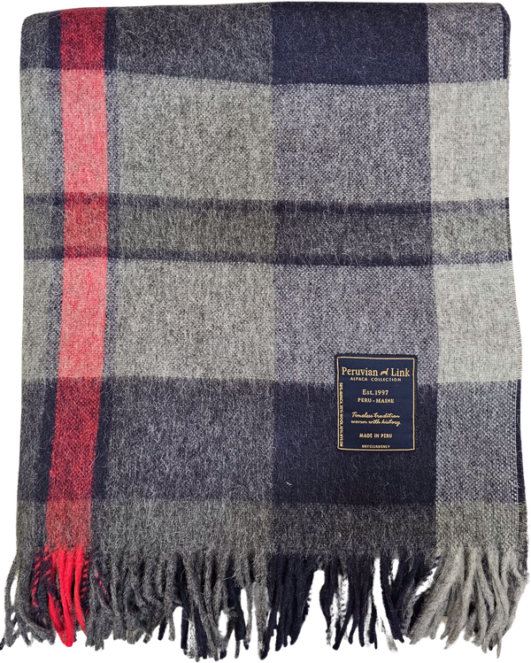 Edinburgh Alpaca Throw — único alpaca by Peruvian Link