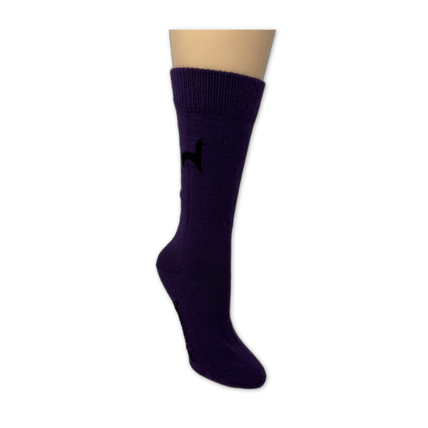 Aldo Socks — Purple — purple alpaca by Peruvian Link