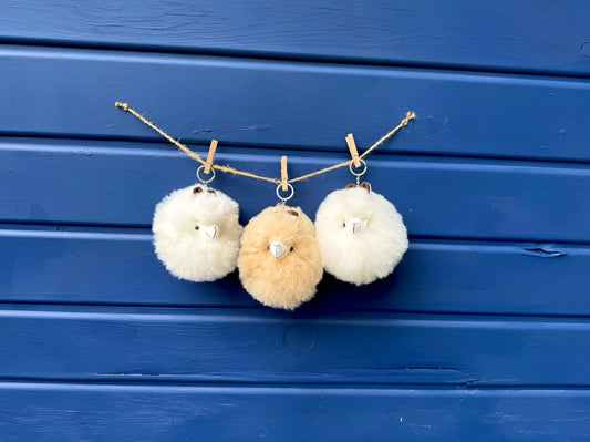 Alpaca Head Keychains