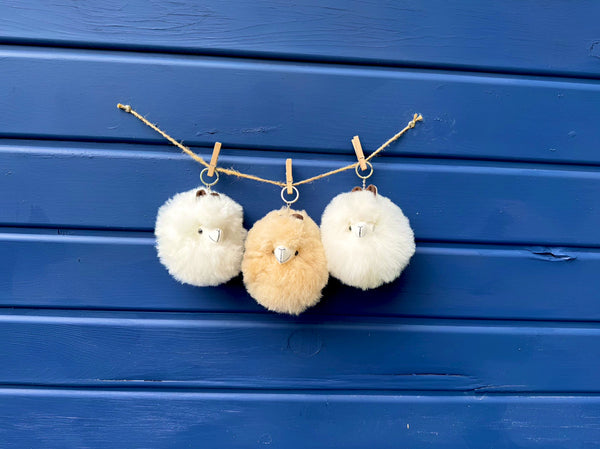 Alpaca Head Keychains — único baby alpaca by Peruvian Link