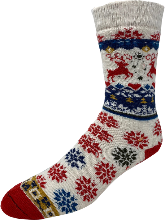 Reindeer Christmas Socks