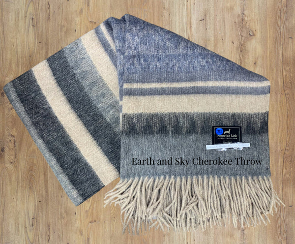 Cherokee Throw — Earth & Sky — earth & sky alpaca by Peruvian Link