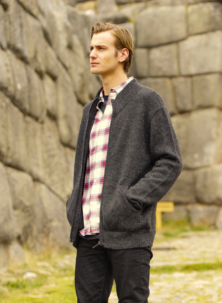 LIDNM25aw／Alpaca Knit Shirt Cardigan LIDNM（リドム）の「ALPACA KNIT SHIRT CARDIGAN（カーディガン/ボレロ