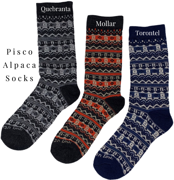 Pisco Socks — Quebranta — quebranta alpaca by Peruvian Link